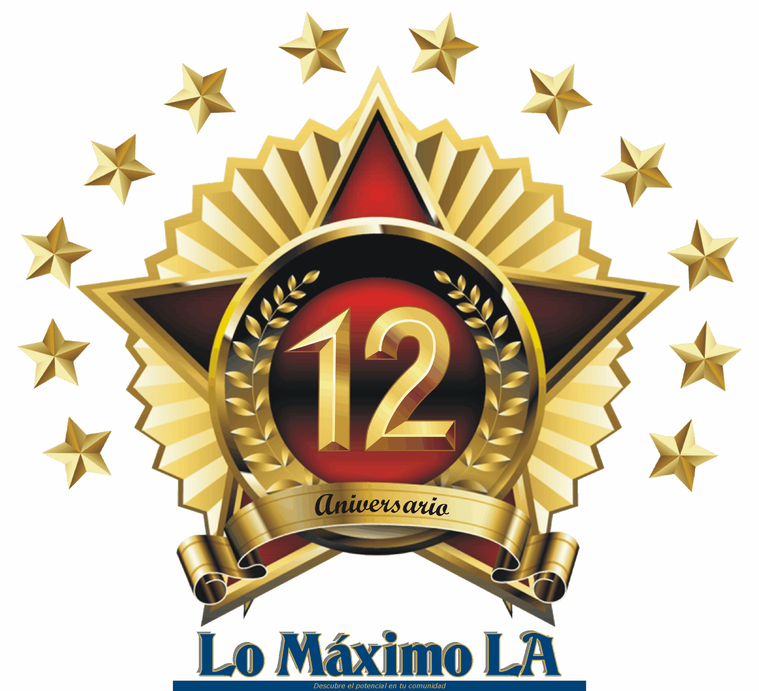Fiesta Lo Maximo LA Doce Aniversario Logo 1